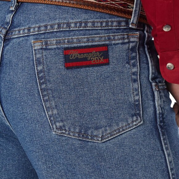 Wrangler 20X Regular Fit Jeans Men's Size 36x36 Premium Stonewashed Denim NWT - Picture 4 of 16